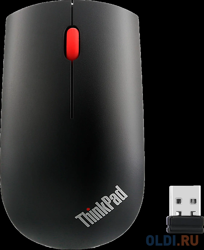 

Мышь беспроводная Lenovo ThinkPad Essential чёрный USB + радиоканал