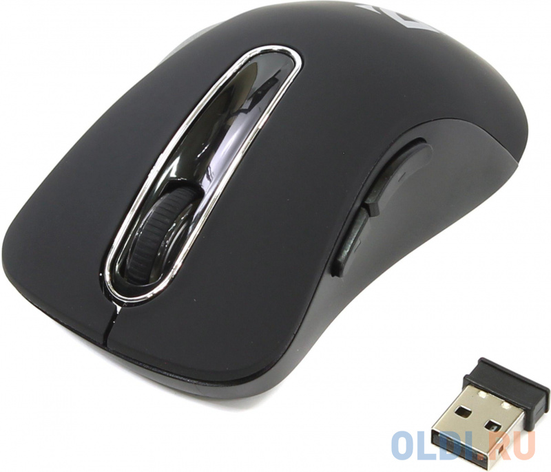 

Мышь DEFENDER беспроводная Datum MM-075 Black (Черный) 5кн+кл, 1000/1600 dpi