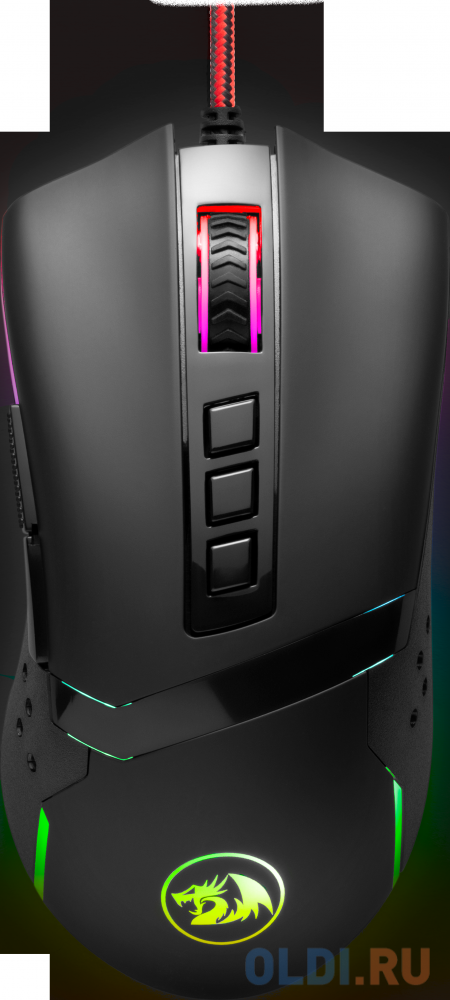 Контроль РРЦ!!! Проводная игровая мышь Octopus RGB,9 кнопок,10000 dpi
