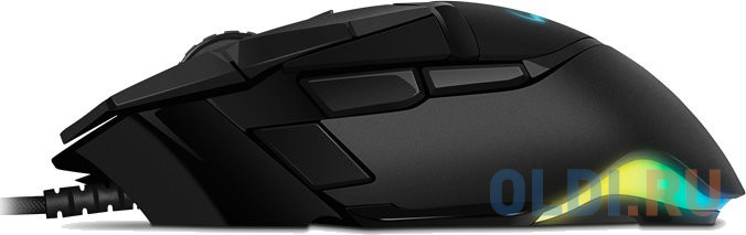 Игровая мышь SVEN RX-G975 чёрная (10 кнопок, 10000 dpi, USB, PIXART 3325, RGB подсветка), цвет чёрный, размер 132 ? 76 ? 42 мм. - фото 7