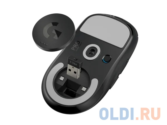 Мышь беспроводная Logitech PRO Х Superlight Wireless чёрный USB + радиоканал 910-005881 фото