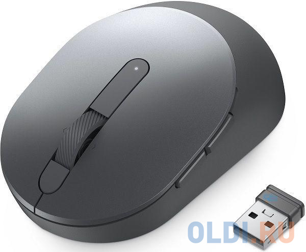 Dell Mouse MS5120W Wireless; Mobile Pro; USB; Optical; 1600 dpi; 7 butt; , BT 5.0; Titan Gray 570-ABEJ - фото 7