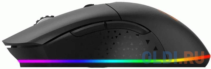 Мышь игровая беспроводная Dareu EM901 Black (черный), DPI 600-10000, подсветка RGB, подключение: проводное+2.4GHz, размер 125x67x39мм - фото 6