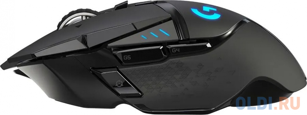 Мышь беспроводная Logitech G502 Lightspeed чёрный USB + радиоканал 910-005568 фото