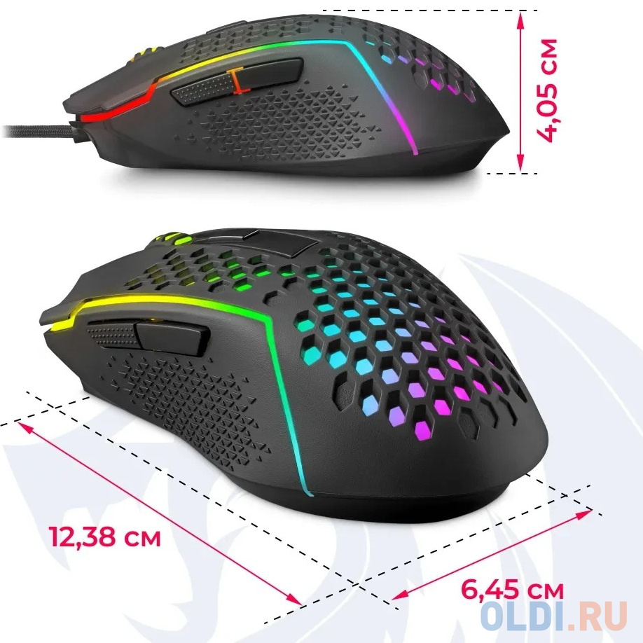 Мышь проводная Defender Reaping Elite чёрный USB фото