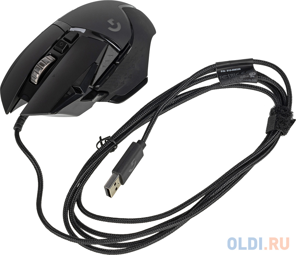 Мышь проводная Logitech G502 Hero чёрный USB фото