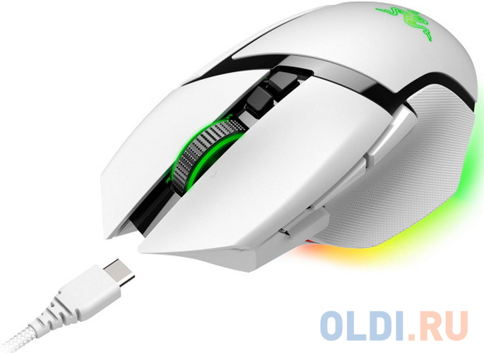 Мышь беспроводная Razer Basilisk V3 Pro белый USB + радиоканал фото