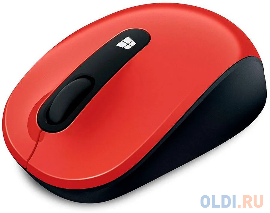 

Мышь Microsoft Sculpt Mobile Mouse Flame Red красный/черный оптическая (1000dpi) беспроводная USB2.0 (2but)