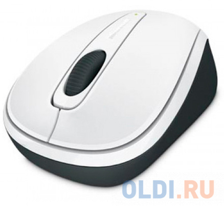Мышь Microsoft Wireless Mobile Mouse 3500 White Gloss белый/черный оптическая (8000dpi) беспроводная (2but) GMF-00196 - фото 1