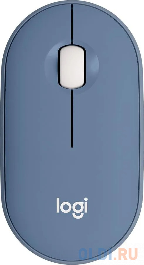 Мышь/ Logitech Pebble Bluetooth wireless M350 Blue беспроводная мышь sven rx 300 wireless черная blueled 3 1 колесо прокрутки 600 1000 dpi симметричная