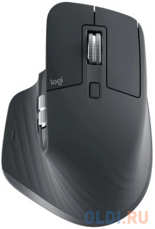 Мышь беспроводная Logitech MX Master 3S чёрный USB + радиоканал мышь беспроводная logitech pebble m350 чёрный usb bluetooth