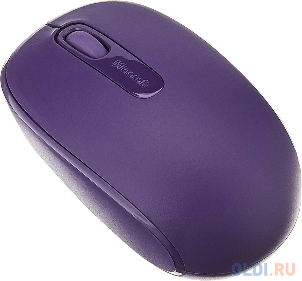 Мышь беспроводная Microsoft 1850 пурпурный USB + радиоканал фото