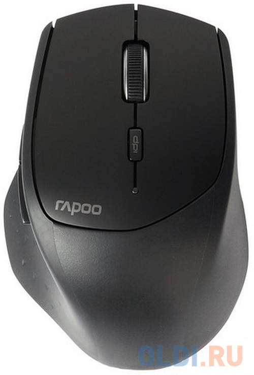 Мышь беспроводная Rapoo MT550 чёрный USB + Bluetooth фото