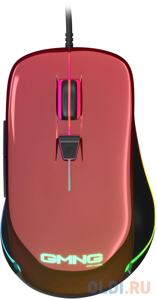 Мышь проводная Oklick GMNG 850GM чёрный красный USB мышь gmng 720gm игровая оптическая проводная usb и красный [1620711]