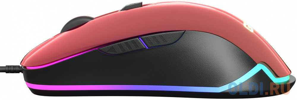 Мышь проводная Oklick GMNG 850GM чёрный красный USB фото