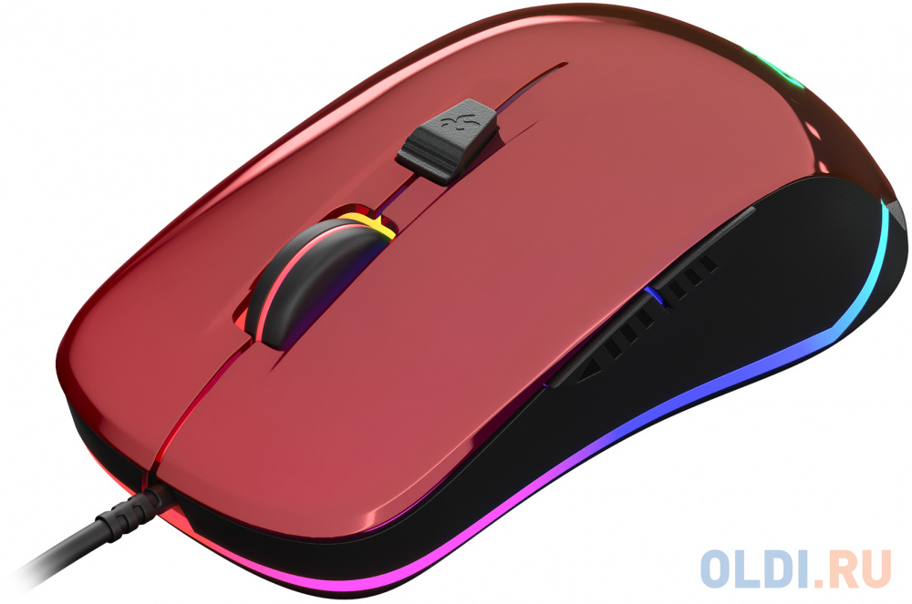 Мышь проводная Oklick GMNG 850GM чёрный красный USB фото