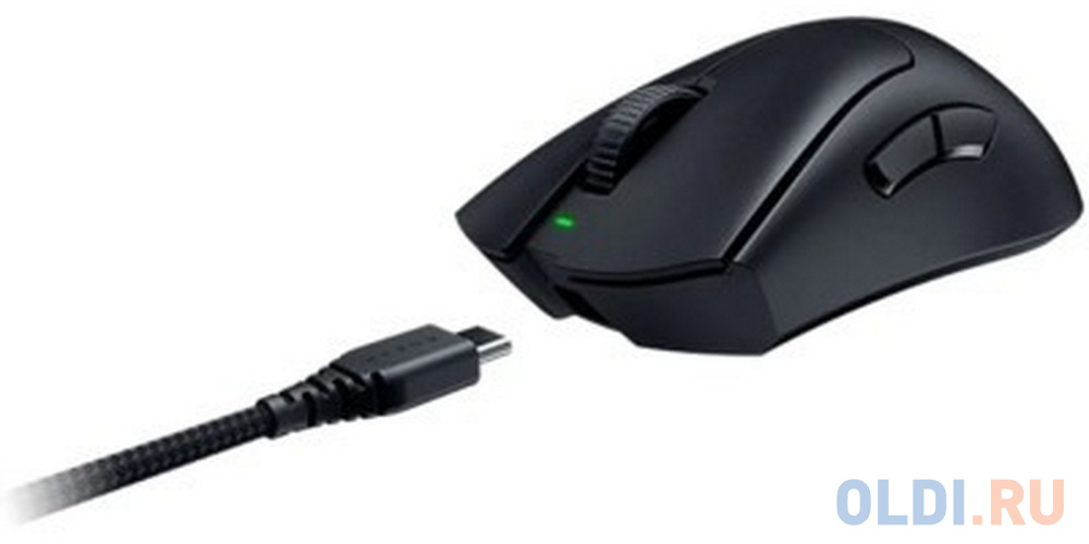 Мышь беспроводная Razer DeathAdder V3 Pro чёрный USB + радиоканал, размер 68 х 44 х 128 мм - фото 4