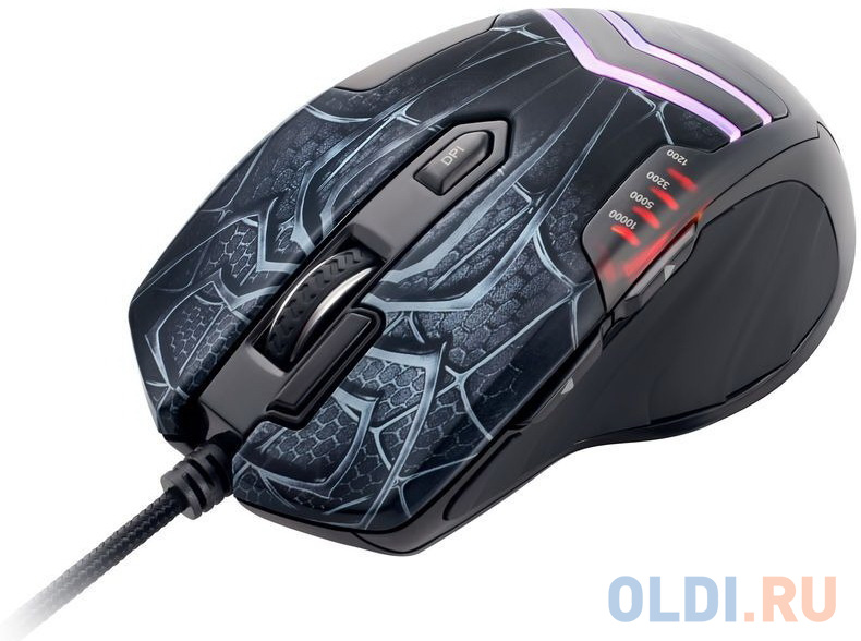 Мышь проводная Oklick GMNG XM007 чёрный USB фото