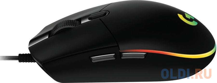 Мышь проводная Logitech G102 LightSync чёрный USB фото