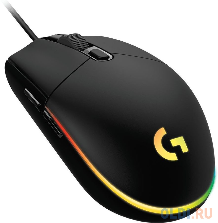 Мышь проводная Logitech G102 LightSync чёрный USB фото