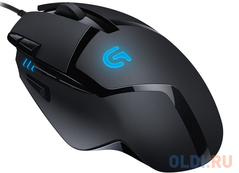 Мышь проводная Logitech G402 Hyperion Fury чёрный USB фото