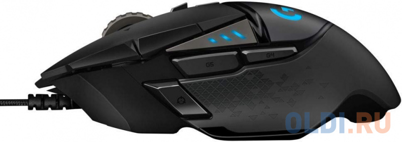 Мышь проводная Logitech G502 HERO чёрный USB фото