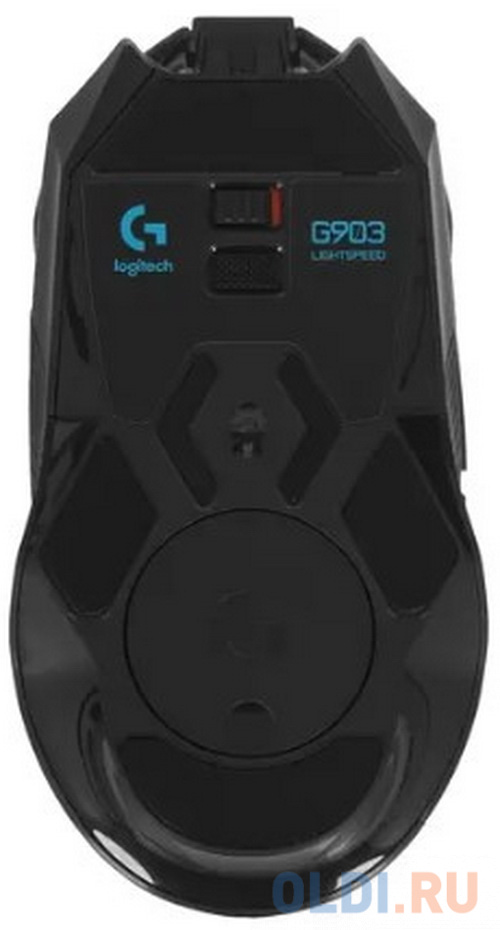 Мышь беспроводная Logitech G903 LIGHTSPEED чёрный USB + радиоканал фото