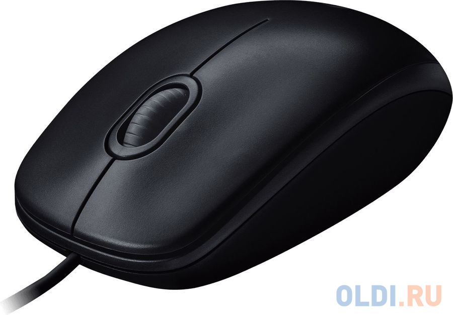 Мышь проводная Logitech M100r чёрный серый USB фото