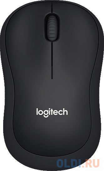 Мышь беспроводная Logitech B220 чёрный USB + радиоканал мышь беспроводная logitech m190 чёрный usb радиоканал