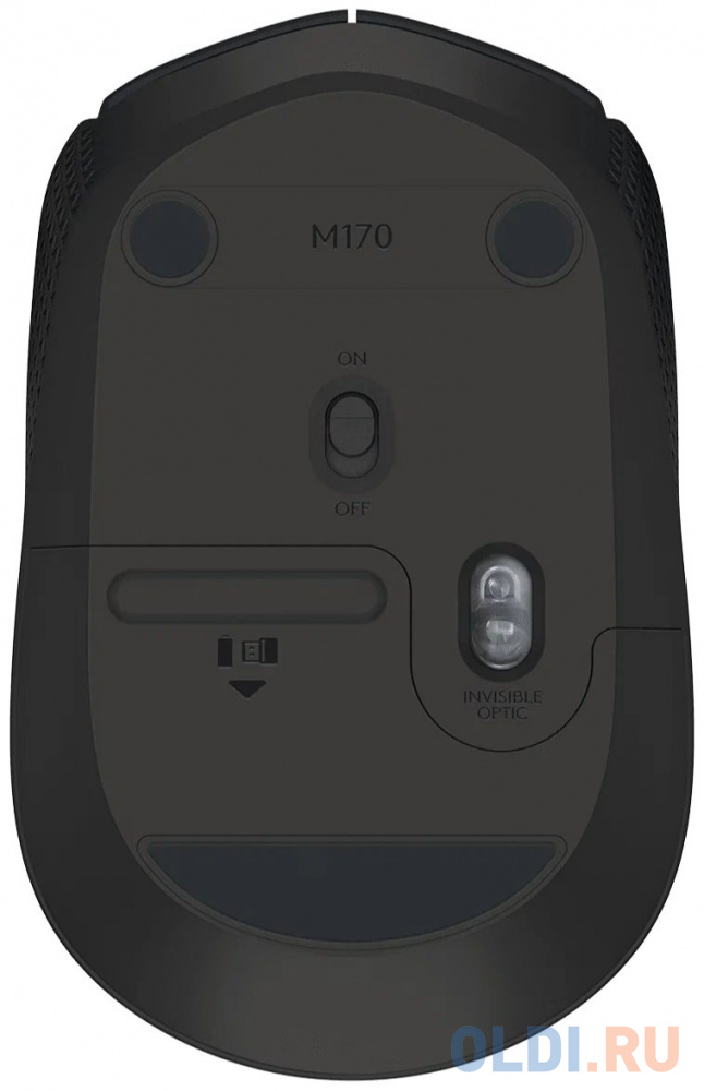 Мышь беспроводная Logitech M171 чёрный USB + радиоканал фото