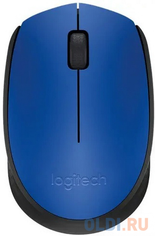 

Мышь беспроводная Logitech M171 синий USB + радиоканал