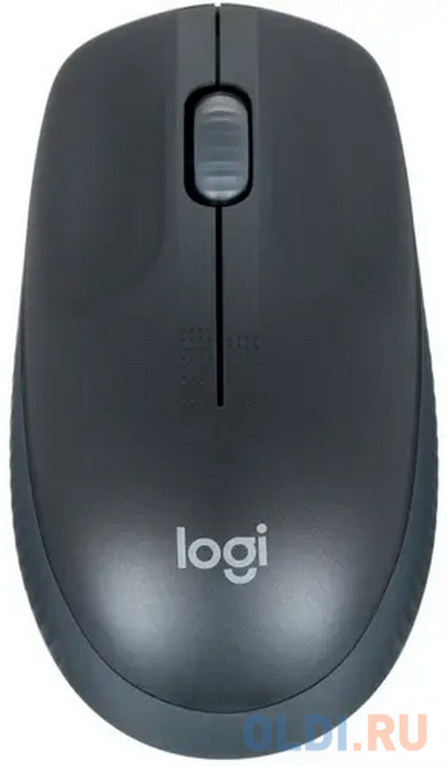 Мышь беспроводная Logitech M190 серый USB + радиоканал беспроводная мышь sven rx 300 wireless черная blueled 3 1 колесо прокрутки 600 1000 dpi симметричная