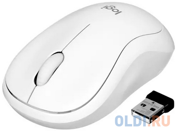 Мышь беспроводная Logitech M221 белый USB + радиоканал фото