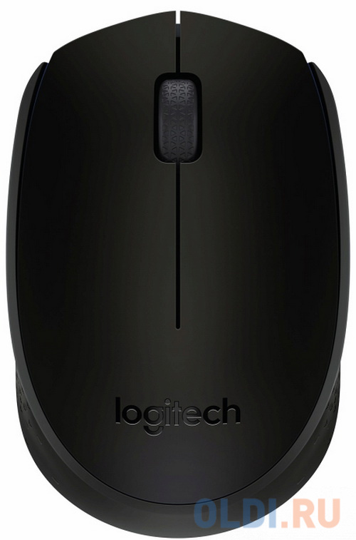 Мышь беспроводная Logitech B170 чёрный USB + радиоканал