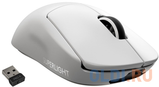 Мышь беспроводная Logitech G Pro X белый USB + радиоканал - G Pro X