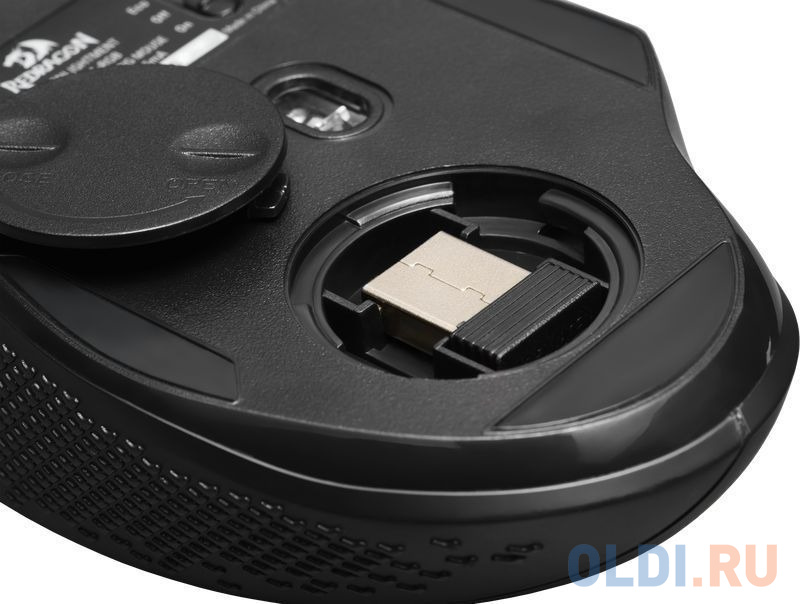 Мышь беспроводная Defender ENLIGHTMENT чёрный USB + радиоканал, размер 128.3 х 74.5 х 42 мм - фото 7