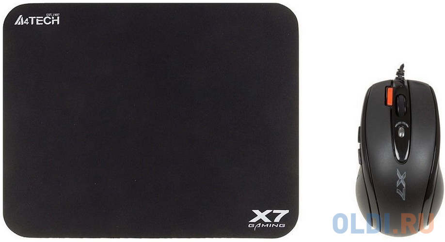 Мышь проводная A4TECH X-7120 чёрный USB фото