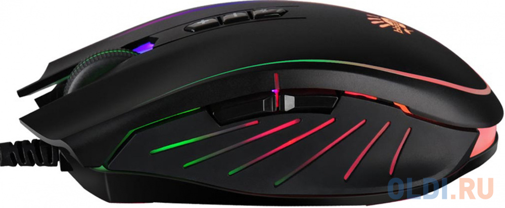 Мышь A4Tech Bloody Q81 Curve черный оптическая (6200dpi) USB (8but) фото