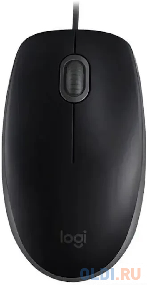 Мышь проводная Logitech M110 чёрный USB 910-005502 фото