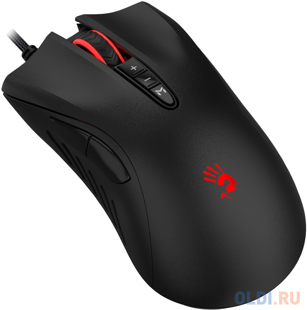 Мышь A4TECH Bloody ES5, игровая, оптическая, проводная, USB, черный фото