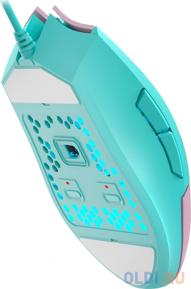Мышь A4Tech Bloody L65 Max розовый/голубой оптическая (12000dpi) USB (6but) фото