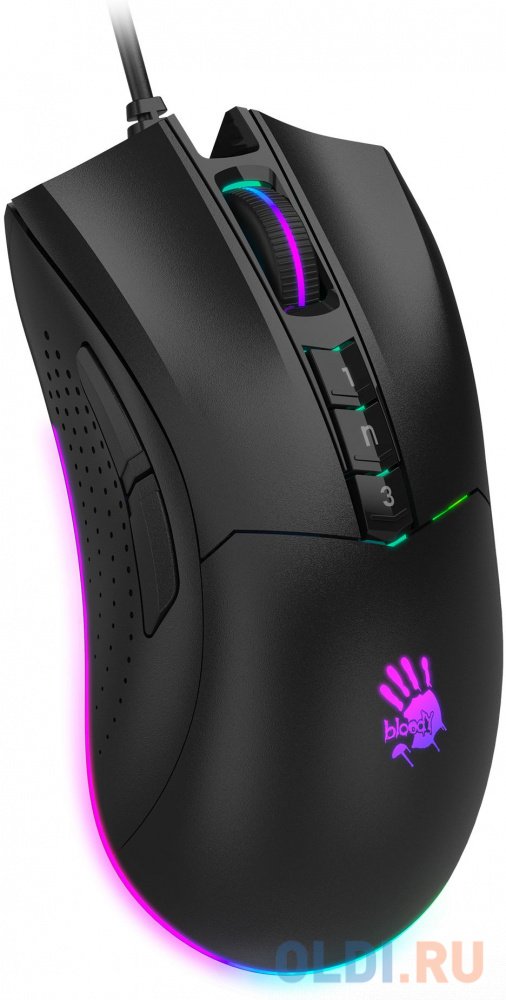 Мышь A4Tech Bloody P90s черный оптическая (8000dpi) USB (8but) фото