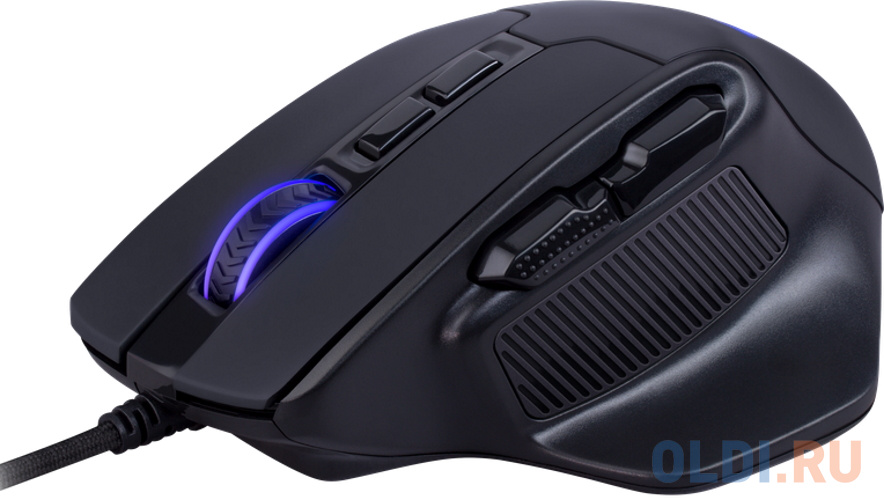 Игровая мышь REDRAGON BULLSEYE чёрная (USB, Pixart P3327, Huano, 8 кн., 12400 Dpi, RGB подсветка) фото