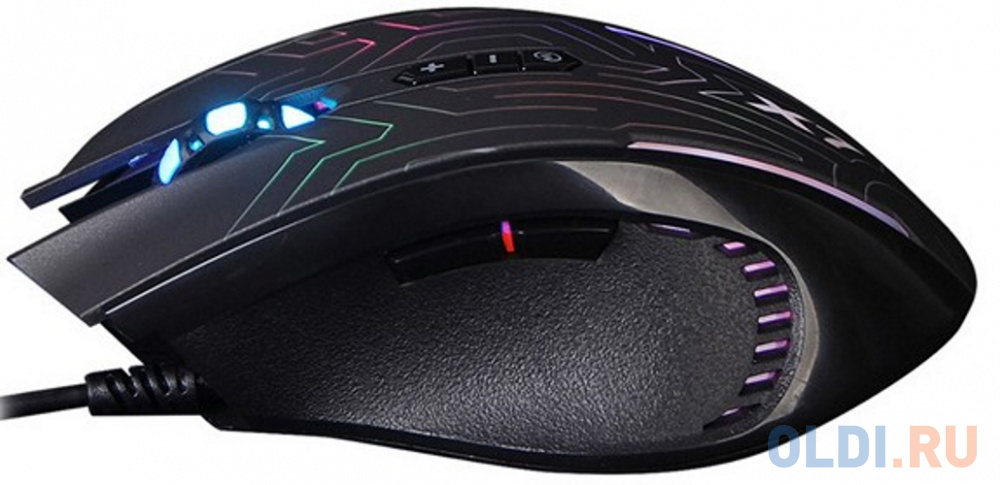 Мышь A4TECH X87, игровая, оптическая, проводная, USB, черный [x87 (maze)] фото