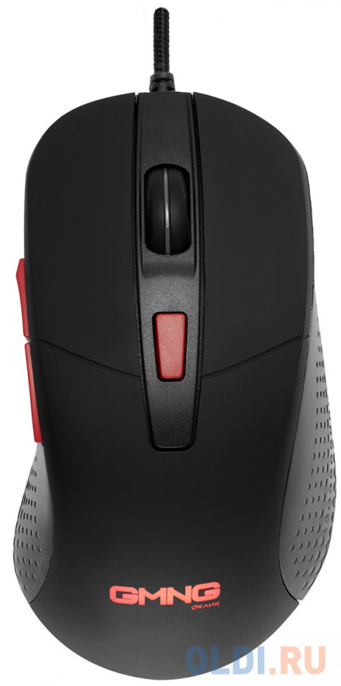 Мышь GMNG 720GM, игровая, оптическая, проводная, USB, черный и красный [1620711] мышь проводная oklick gmng 850gm чёрный красный usb