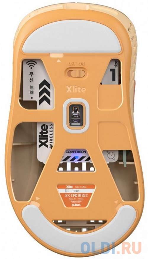 Игровая мышь Pulsar Xlite Wireless V2 Competition Mini Retro Brown фото