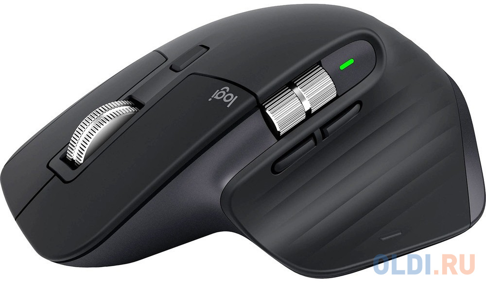 Logitech Мышь беспроводная MX MASTER 3, оптическая, 4000 dpi, Bluetooth/Радио, Li-pol, графитовый. фото