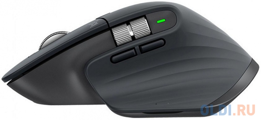 Logitech Мышь беспроводная MX MASTER 3, оптическая, 4000 dpi, Bluetooth/Радио, Li-pol, графитовый. фото