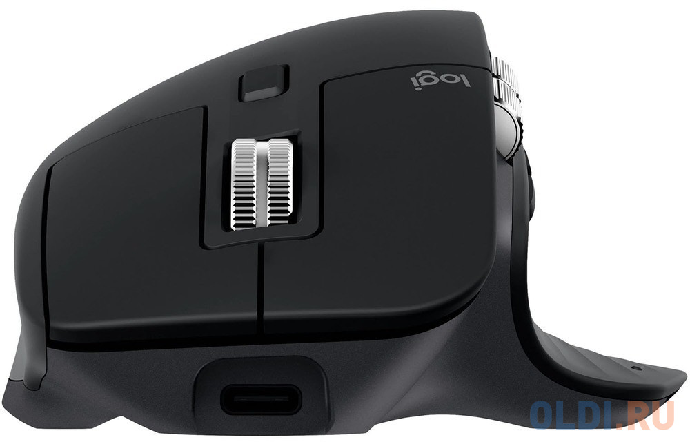 Logitech Мышь беспроводная MX MASTER 3, оптическая, 4000 dpi, Bluetooth/Радио, Li-pol, графитовый. фото