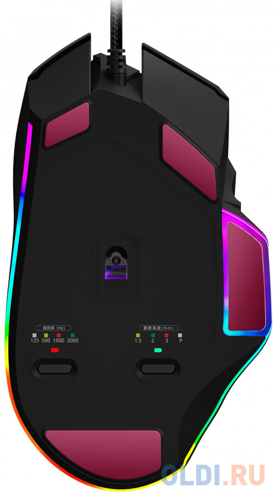 Мышь A4Tech Bloody W95 Max черный оптическая (12000dpi) USB (6but) фото